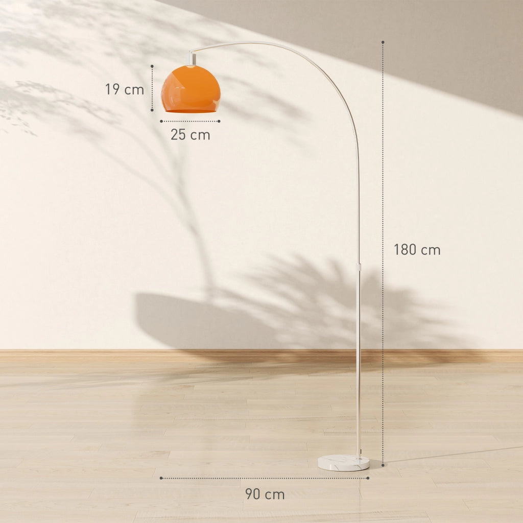 Lampada da terra ¨C Minimal ¨C arancione 26x90x180cm
