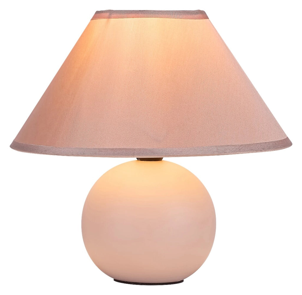 Lampada da tavolo rosa in ceramica E14 Ariel 2145 Rabalux