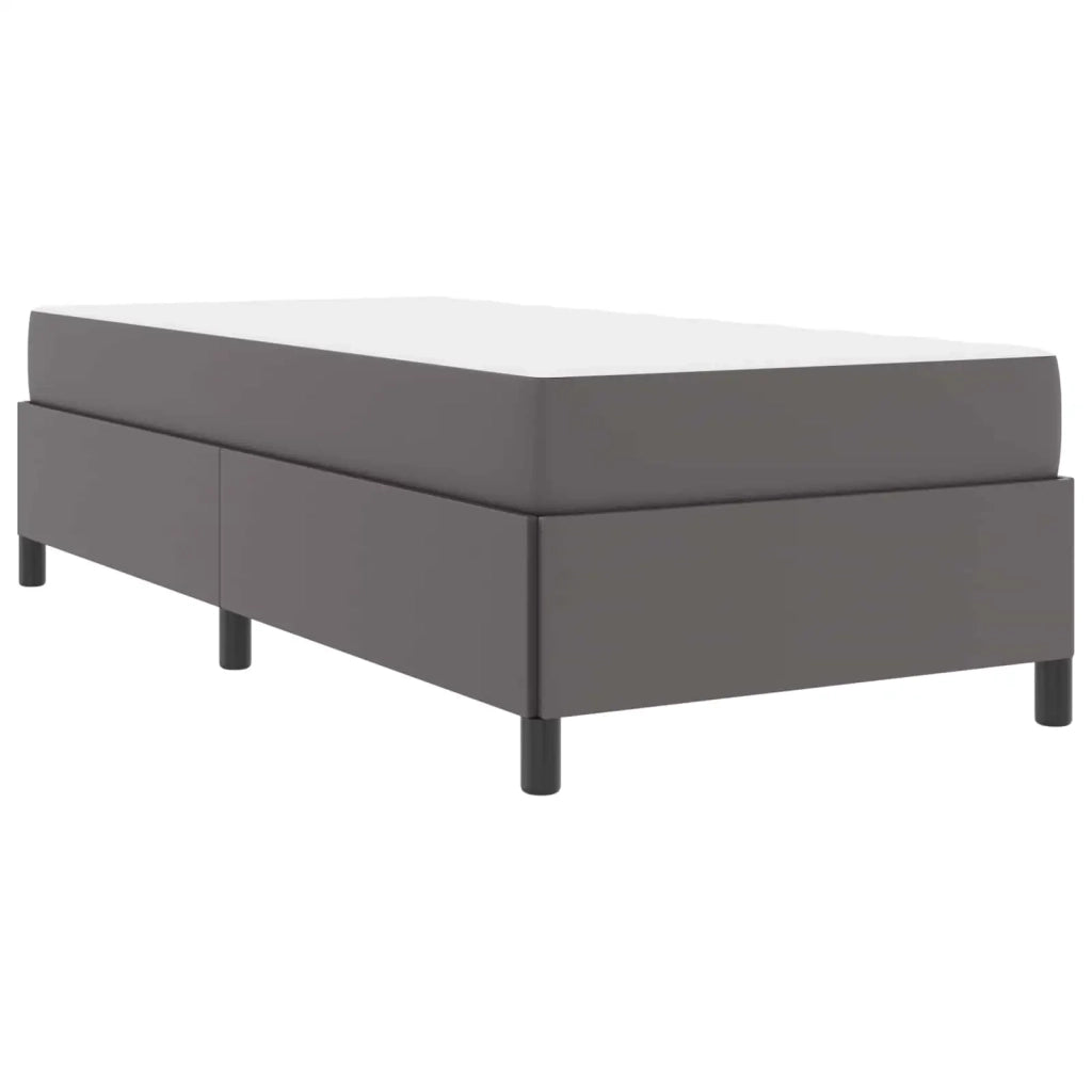 Struttura del letto con materasso Grigio 80 x 200 cm Tessuto 3398972
