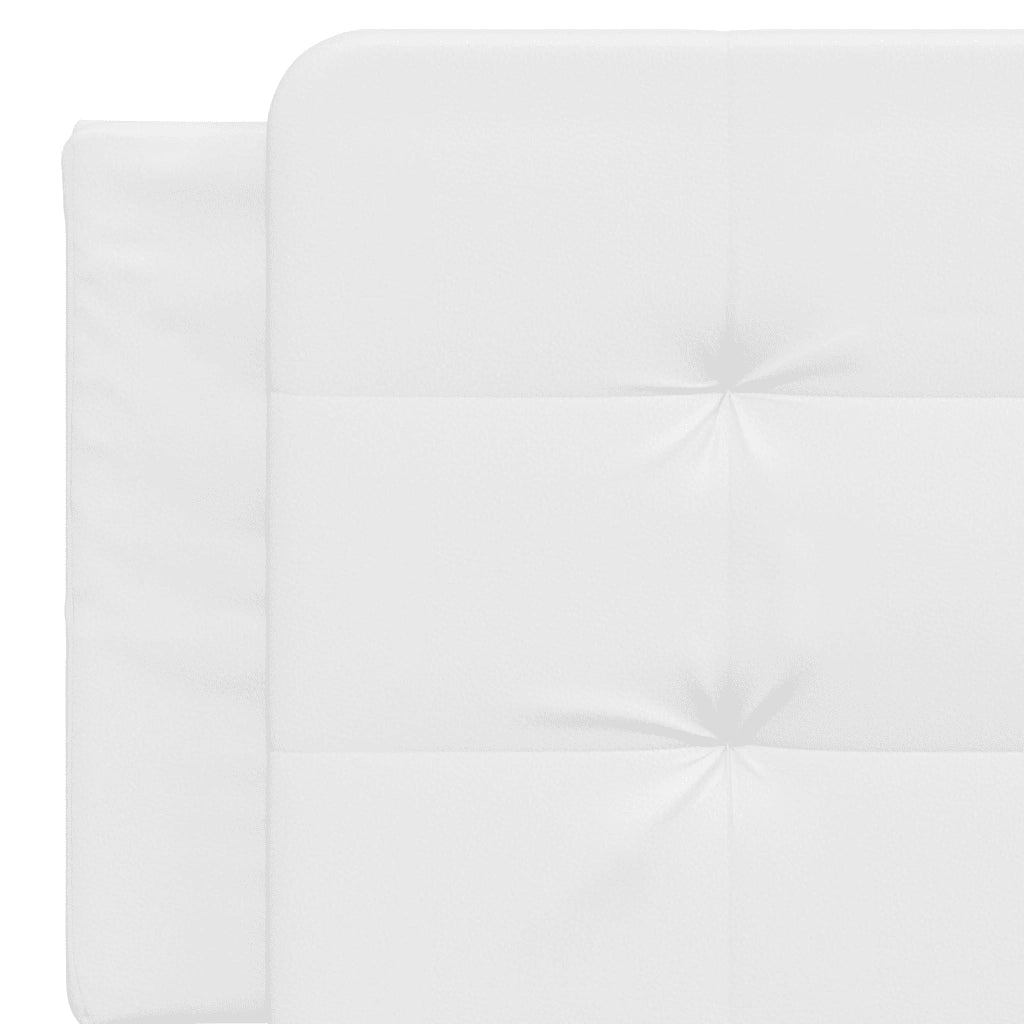Cuscino Testiera Zadar Bianco 160 cm in Similpelle 374867