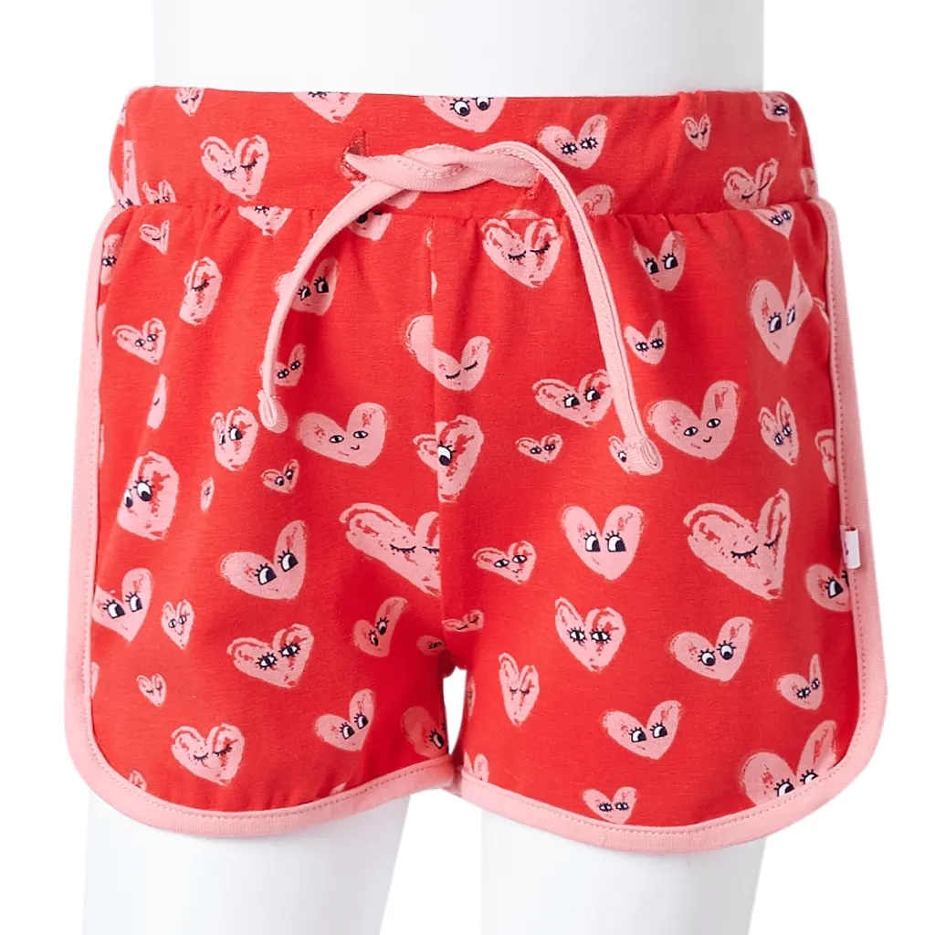 Pantaloncini per Bambini con Coulisse Rossi 140 11238