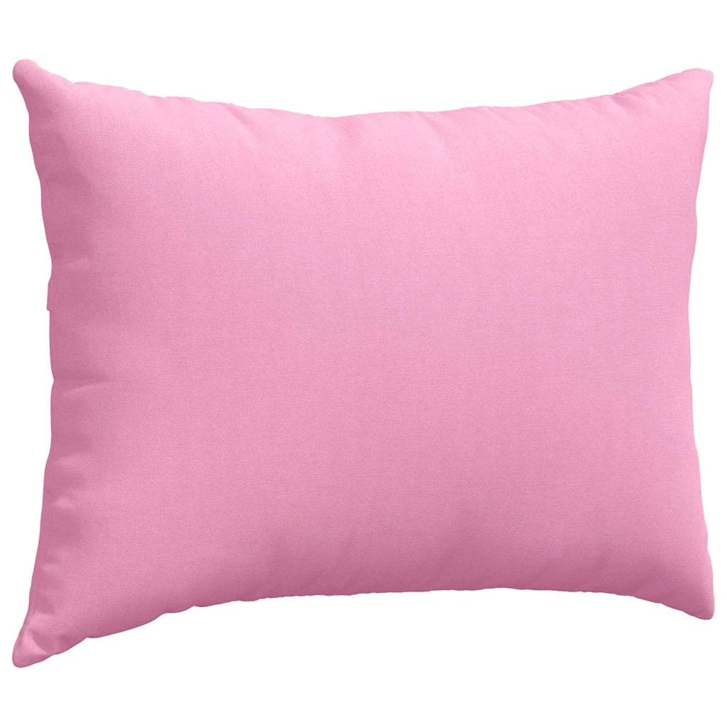 Cuscini da Divano 2 pz | Cuscini per sedie Rosa 70 x 50 cm Tessuto