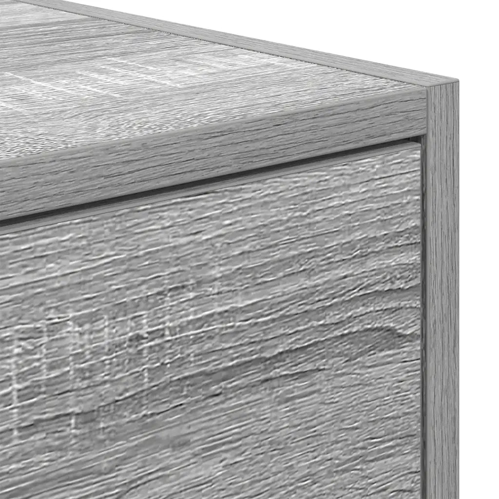 Mobile TV Grigio Sonoma 100x31x25,5 cm in Legno Multistrato 861482