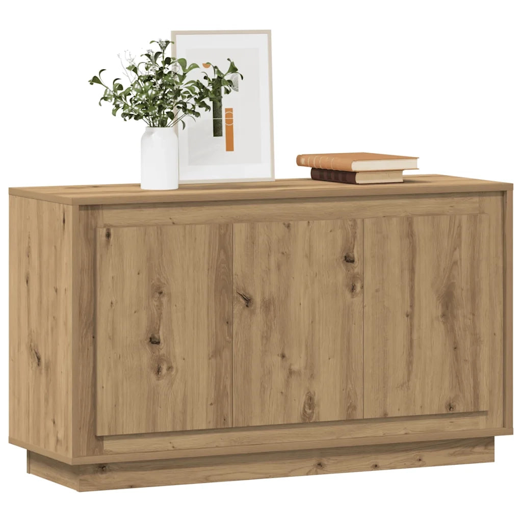 Credenza | Madia | Buffet da pranzo | Armadio da pranzo Artisan Rovere 102x35x55 cm Legno ingegnerizzato