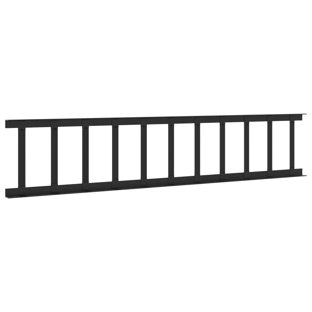 Guardia per neve sul tetto Nero 300 x 2,5 x 20 cm Acciaio CFW2845031