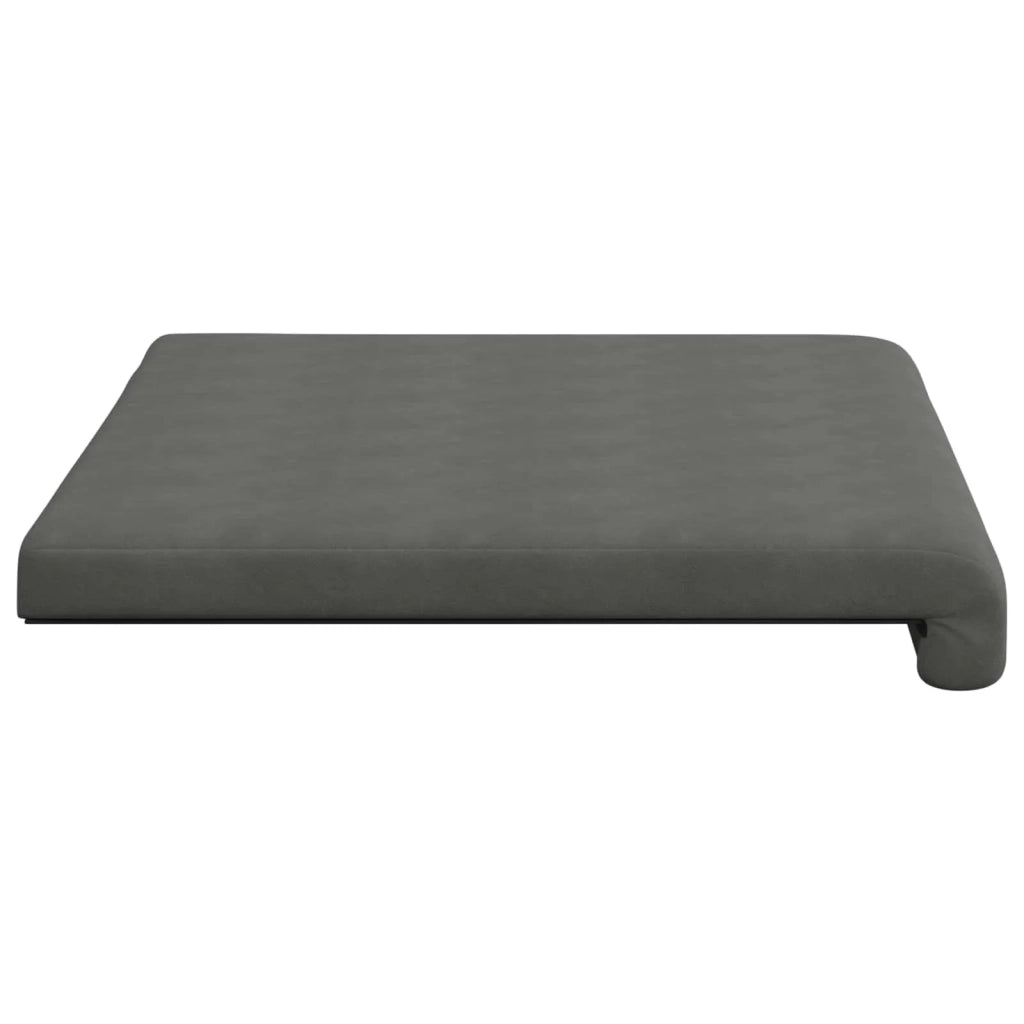 Cuscino per panchina Microfibra Grigio Scuro Profondità 35 cm 42043208