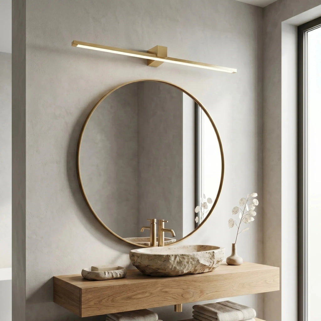 Applique Da Bagno Led Swe045-1w 80 Cm Gold