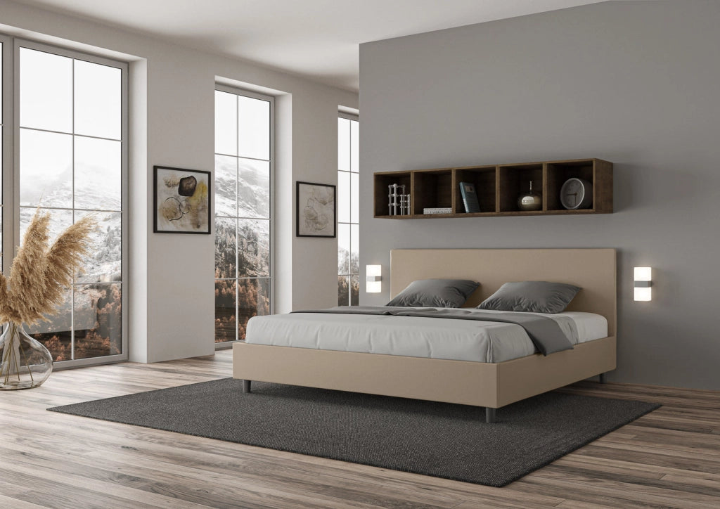 Letto Matrimoniale 160x190 cm con Rete Adele Tortora