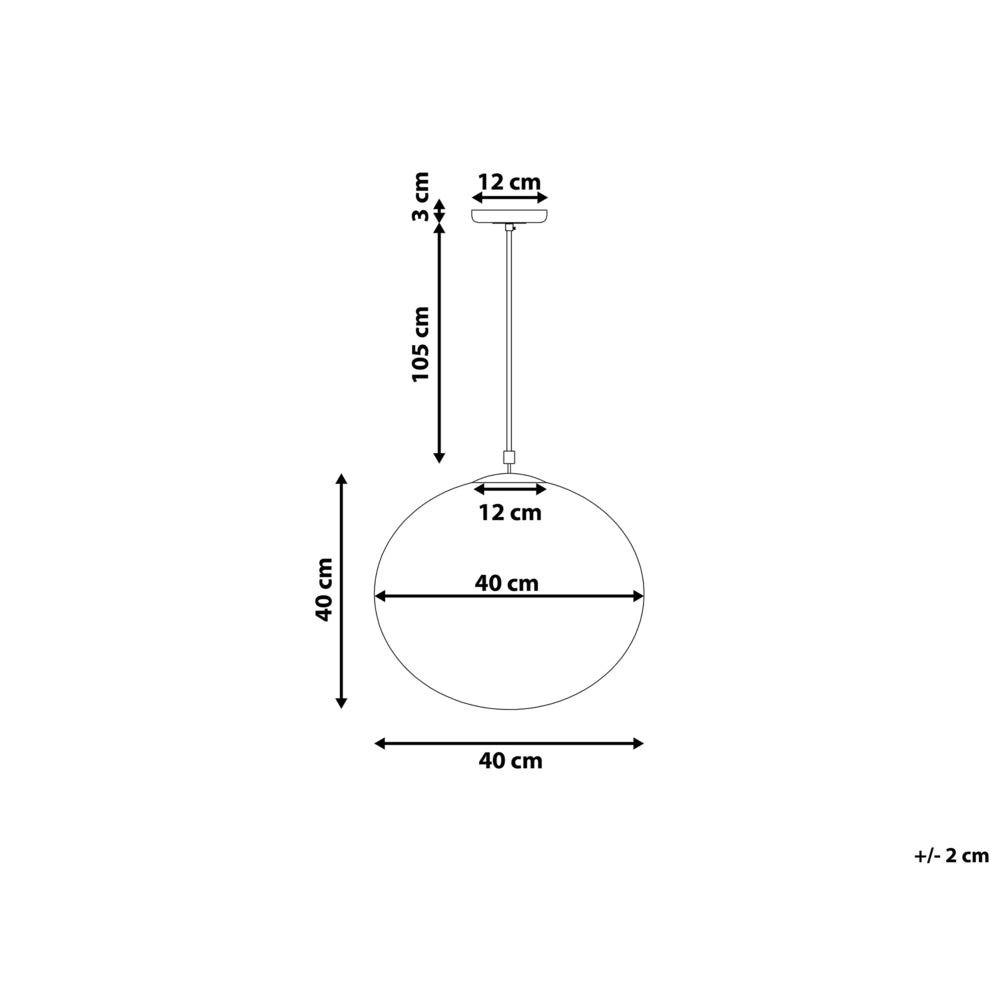 Lampada a Sospensione Vetro Bianco Elementi Argento Forma Globo Grande 1 Luce Moderna