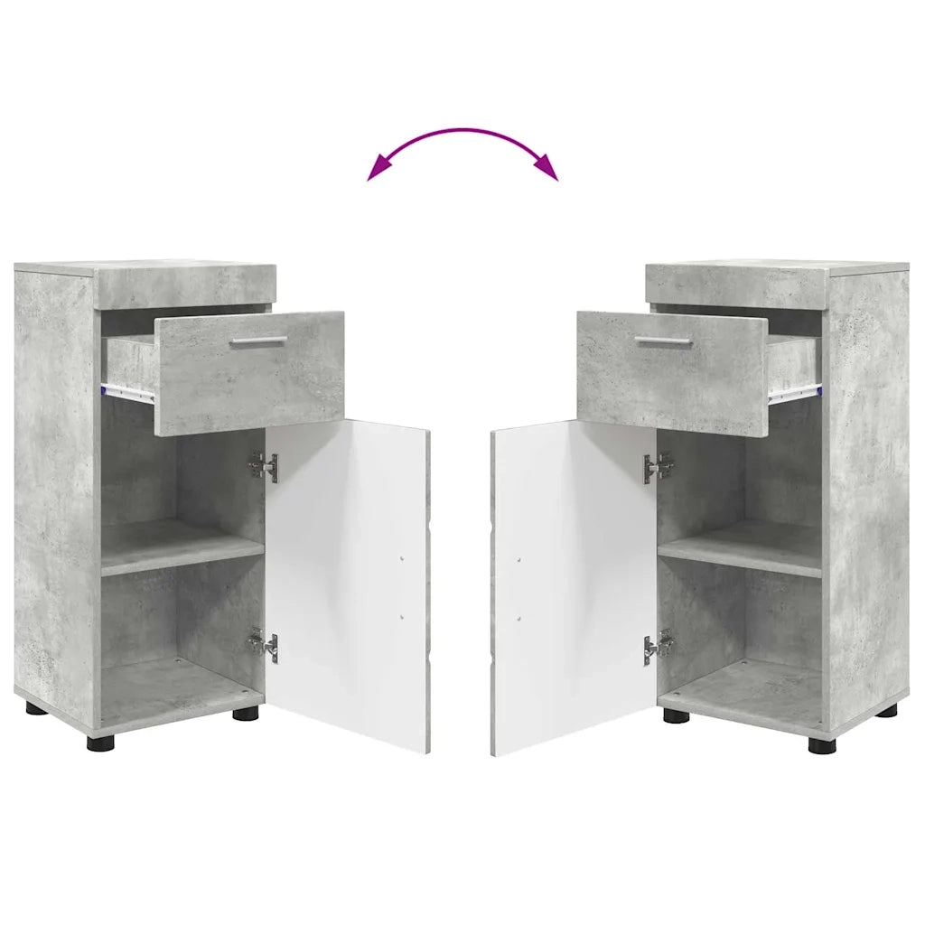 Set di mobili per il bagno TULUM 4 pcs Grigio cemento 3398047