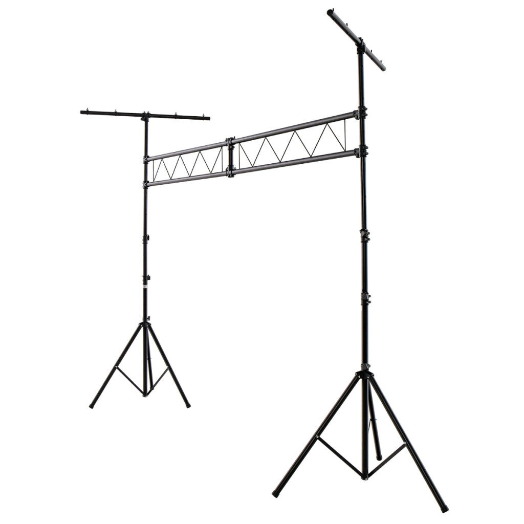 Sistema per illuminazione DJ portatile da 350cm, Supporto per luci in metallo con altezza regolabile capacit¨¤ 100kg-Illuminazione