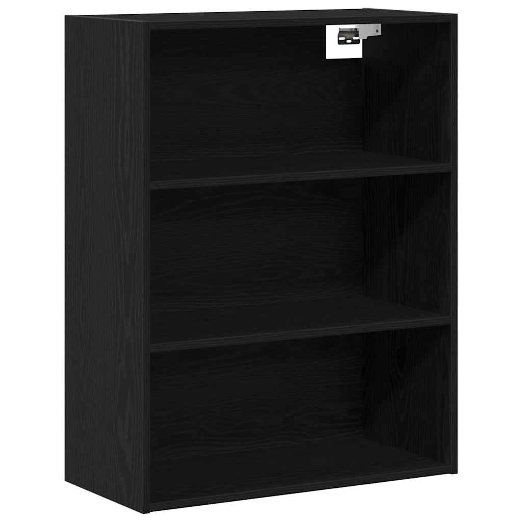 Credenza Rovere Nero 69,5 x 34 x 180 cm