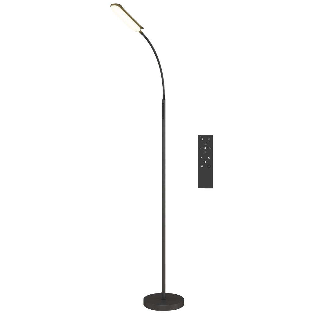 Lampada da terra con telecomando ¨C Xylo ¨C controllo touch dimmerabile nero
