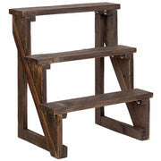 Scaffale a scala in legno 45x31x50h cm