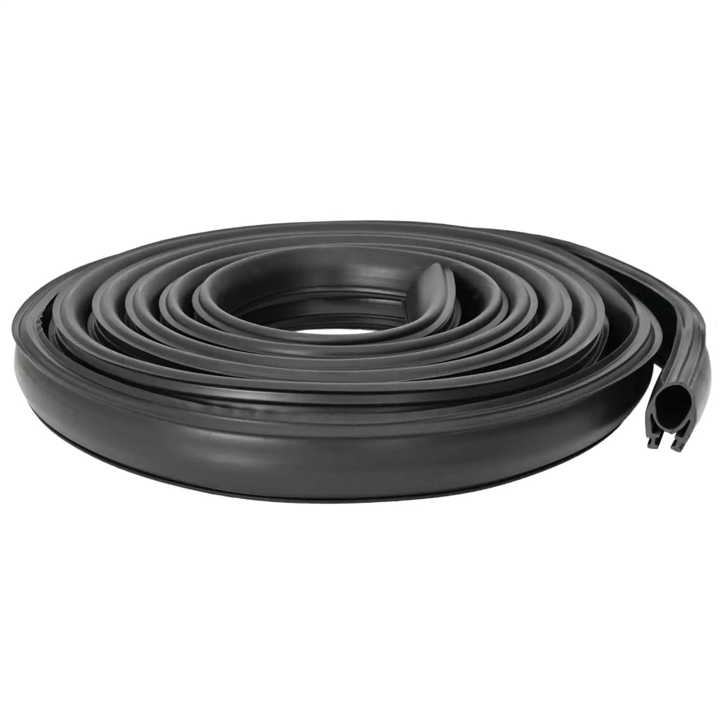 Sigillo Porta Garage Nero 41 x 33 mm 4,5 m PVC 42038296