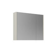 Mobile da bagno con specchio "Arno 80" - 79 x 16 x 66 cm - Cashmere