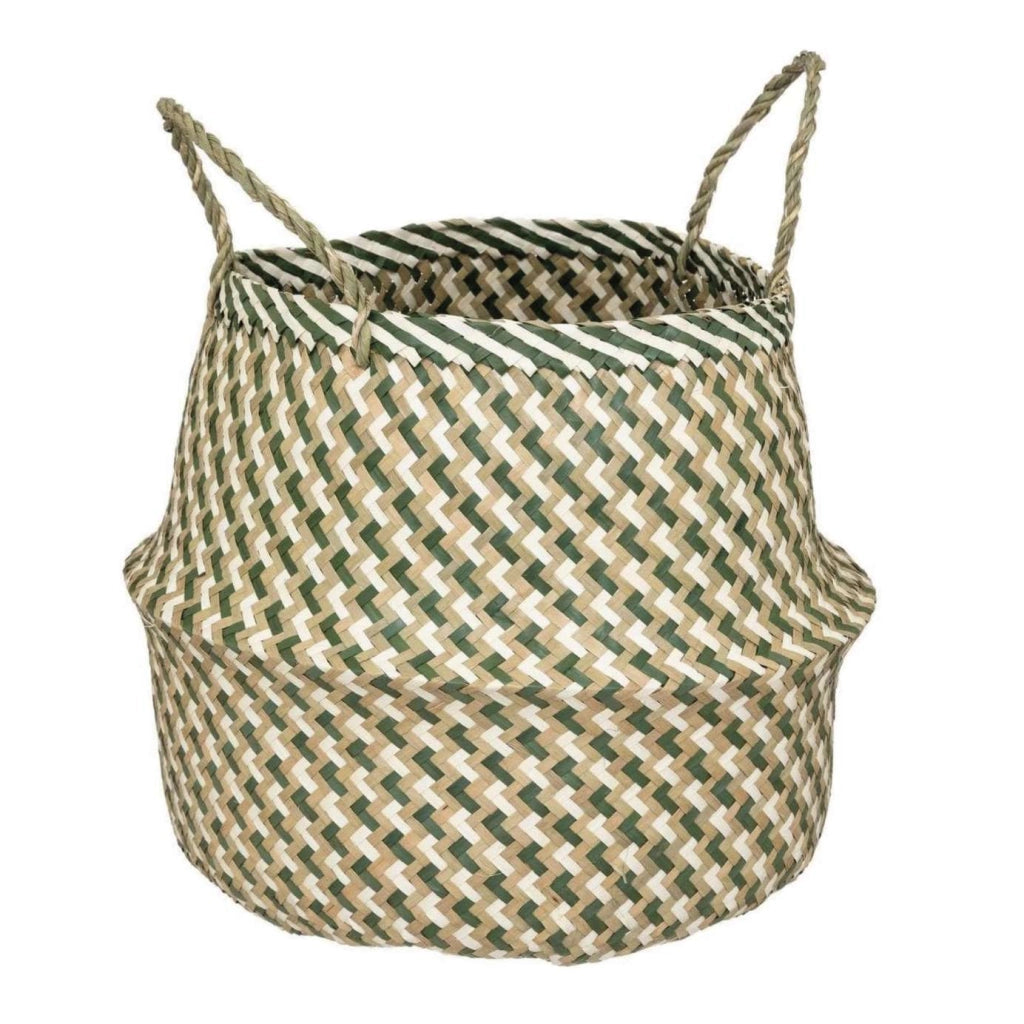 Cestino pieghevole in giunco verde √ò35 cm ‚Äì Atmosphera