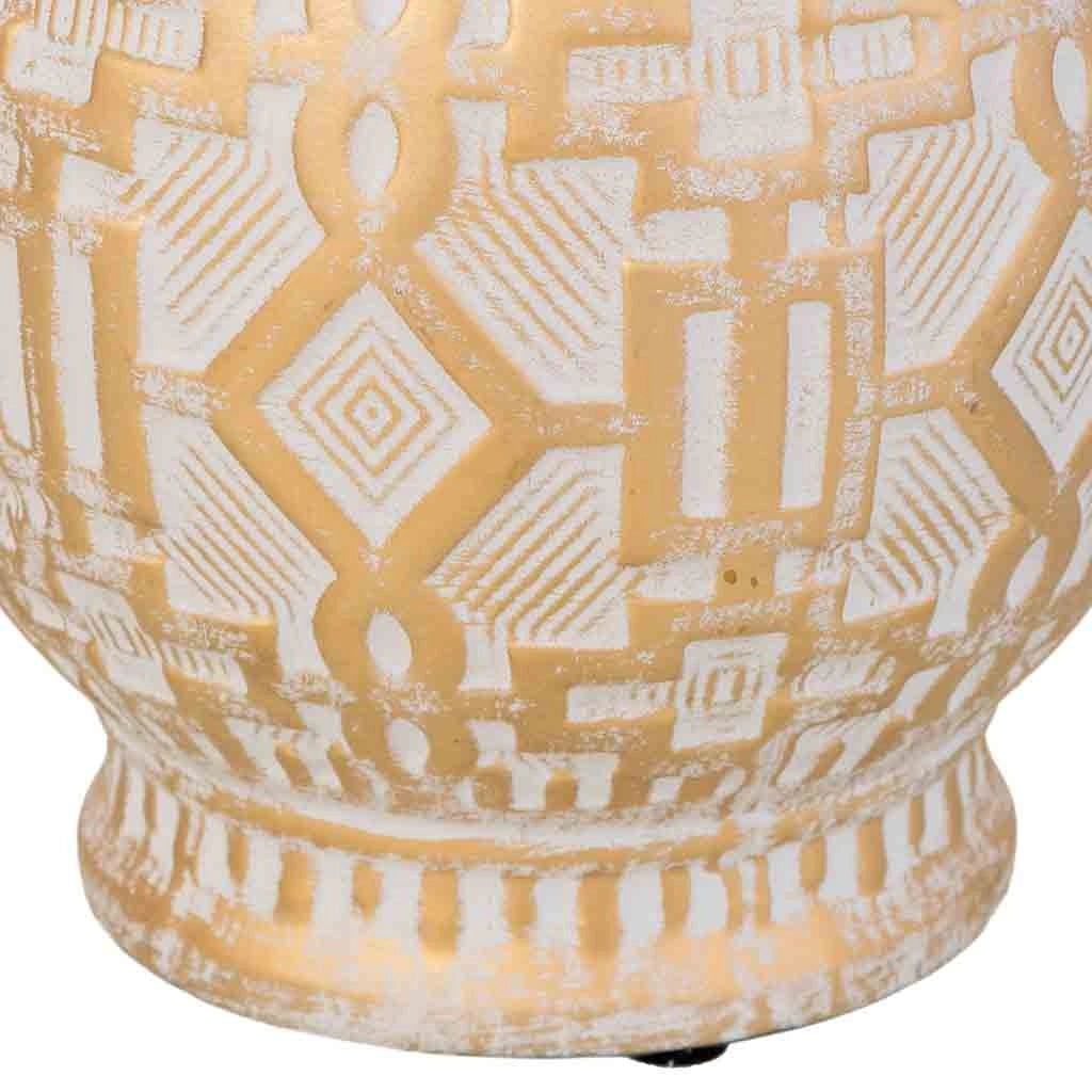 Vaso in ceramica dorata, D16x29h cm