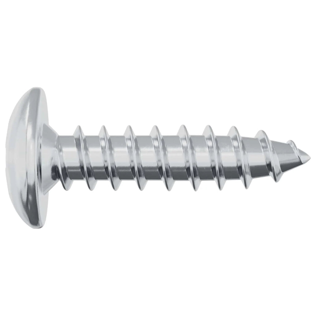 Vite 12 pcs Argento M4 x 16 mm Acciaio 864518