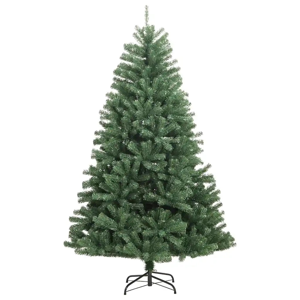 Albero di Natale Artificiale con Rami Pieghevoli Verde 240 cm