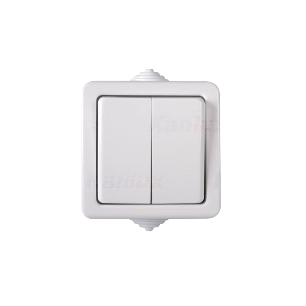 Interruttore candeliere bianco IP54 Kanlux TEKNO 33495