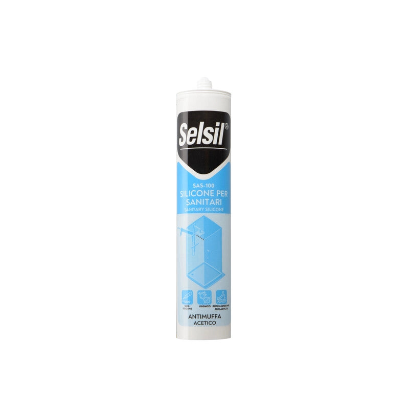 SELSIL SILICONE ACETICO PER SANITARI TRASPAR 280 ML- 25,0 pz