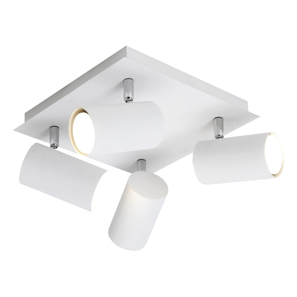 Faretto soffitto MARLEY bianco/cromo 4xGU10 Trio metallo