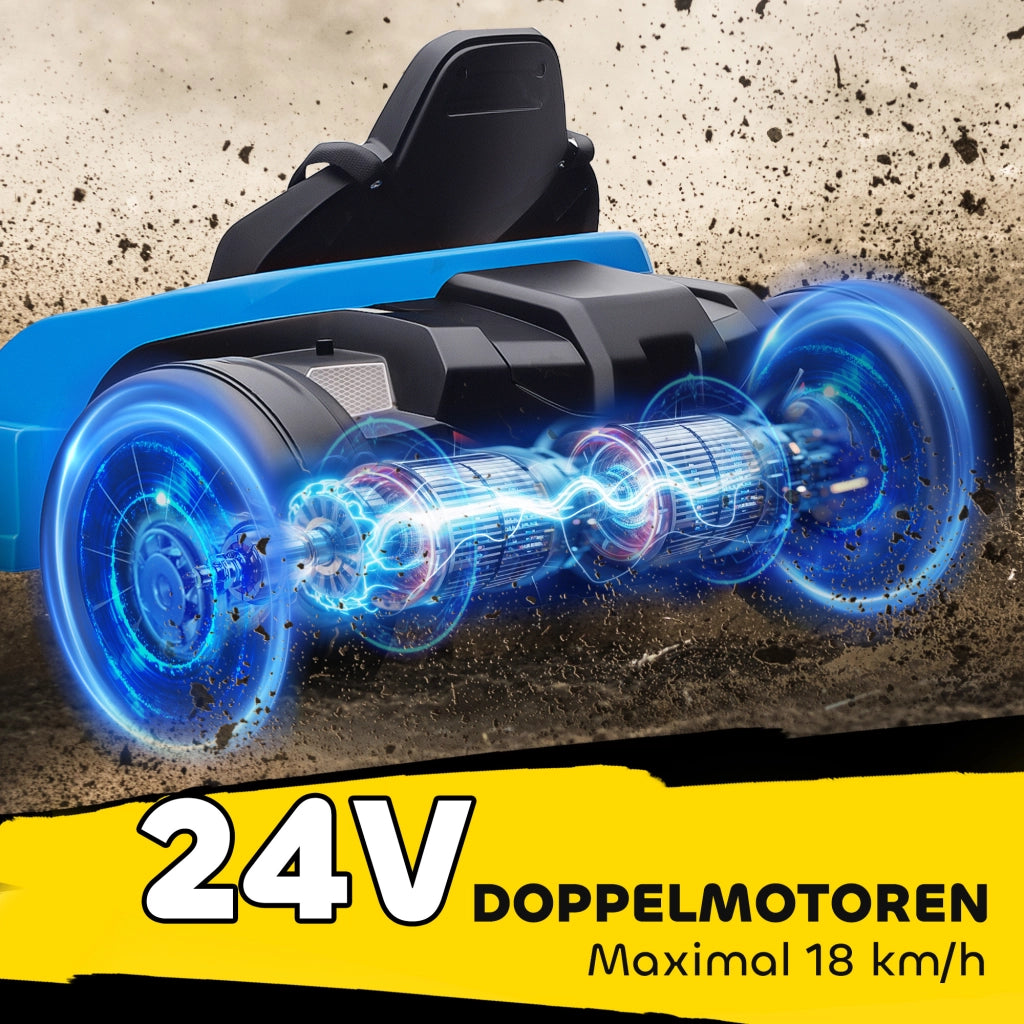 Go-Kart Elettrico per Bambini ¨C Minimal ¨C Blu
