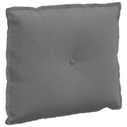 Cuscino per Schiena | Cuscino dorsale Grigio scuro 60 x 50 cm