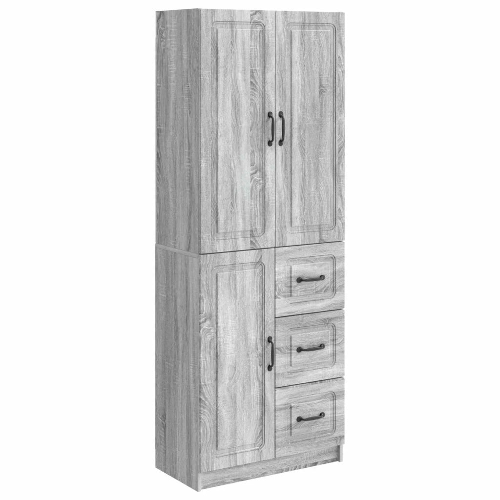 Set di armadi 2 pz Sonoma grigio Legno ingegnerizzato 3416985