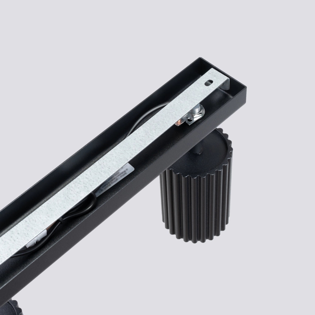 Lampada da soffitto KARBON 6L nero