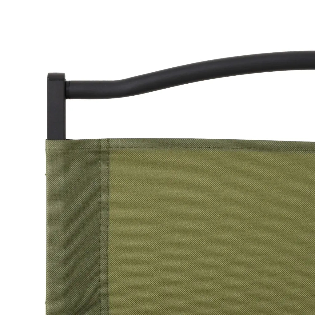Sedie da Campeggio 2 pz | Sedie da Esterno Verdi 54x43x59 cm Tessuto Oxford