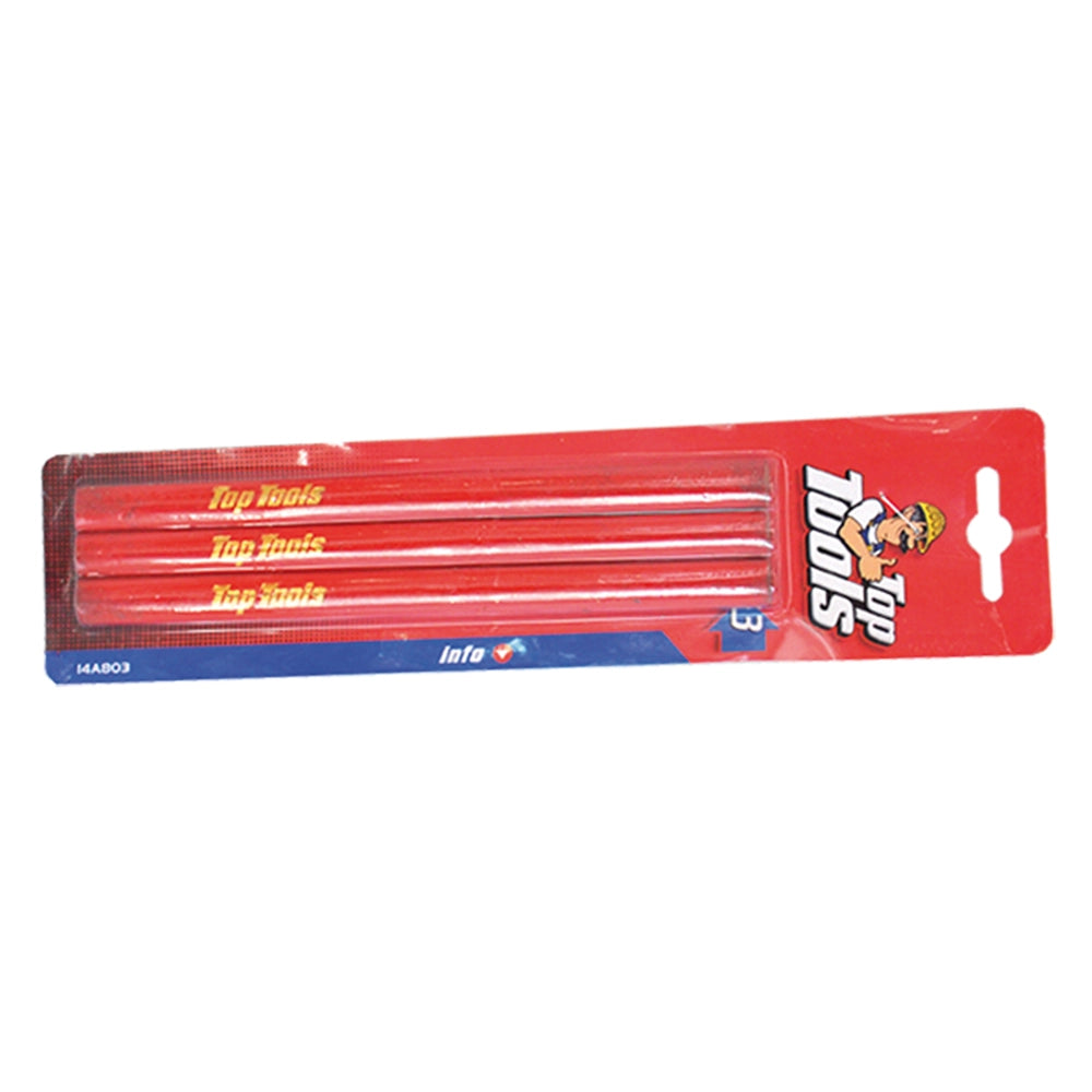 MATITA DA CARPENTIERE cf.3 pz- 5 blister  - TOPTOOLS