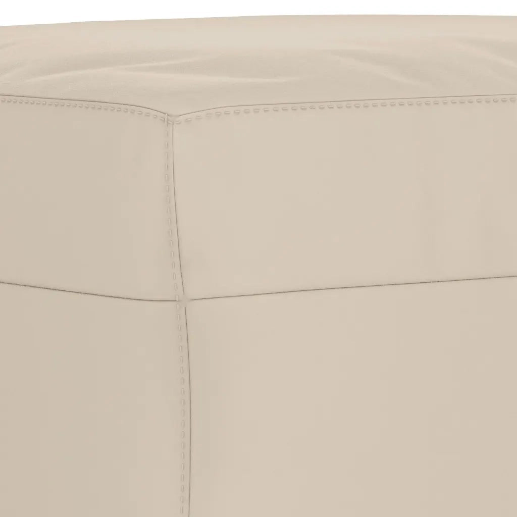 Panca crema 70x35x41 cm in Microfibra 349449