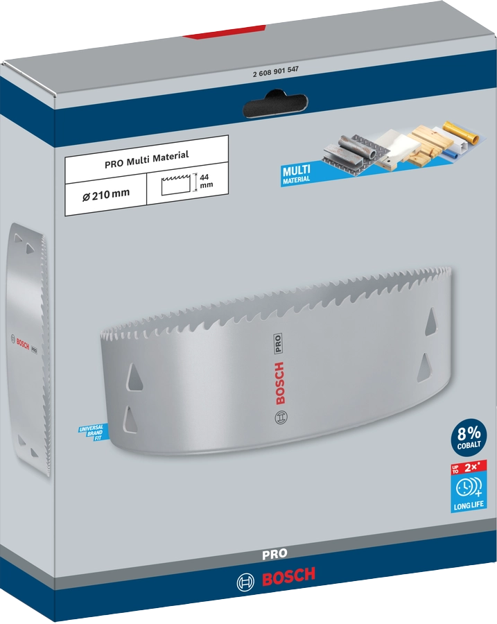 SEGA A TAZZA MULTIMATERIALE BOSCH PRO diametro 210 mm 2608901547