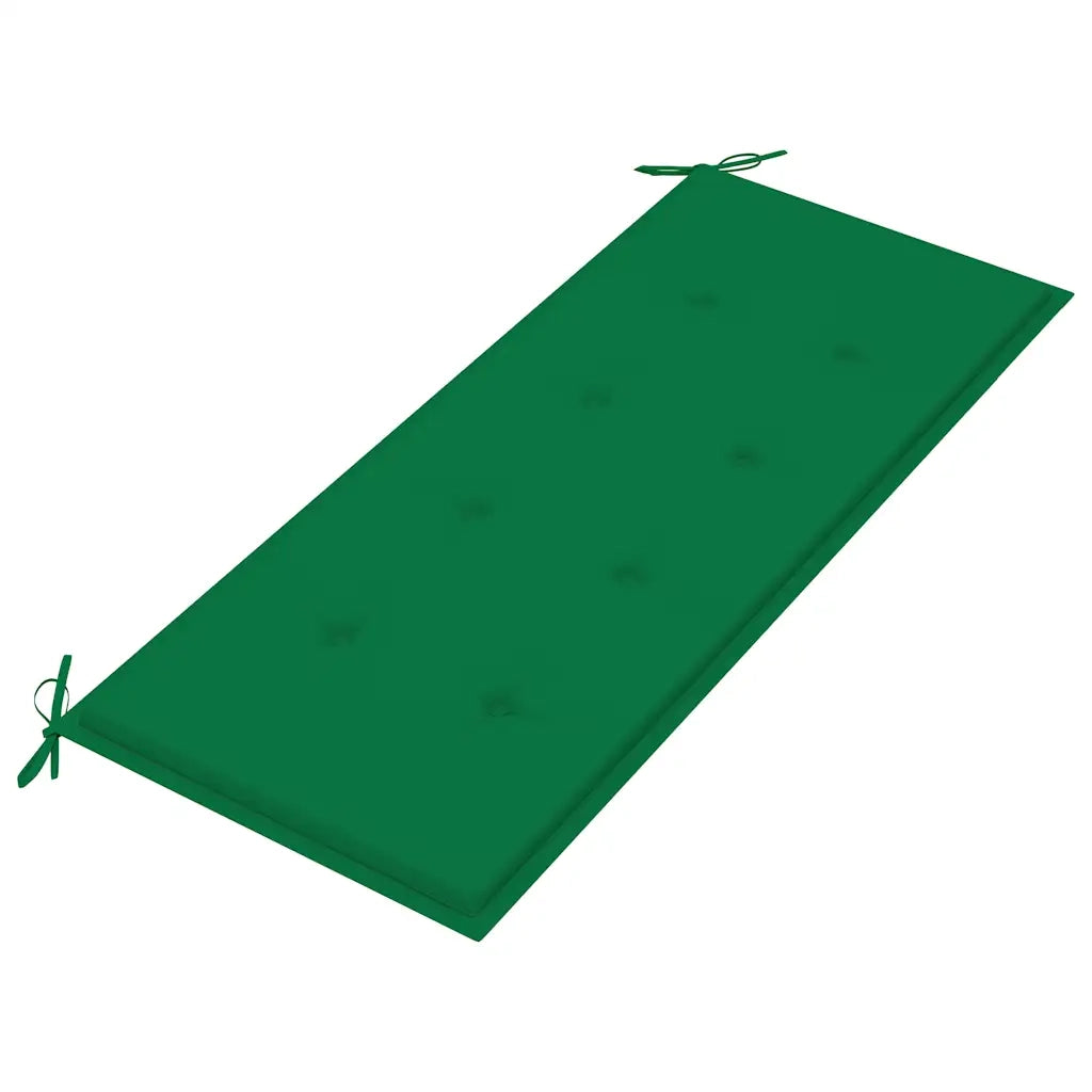Panchina da Giardino 2 Posti e Cuscino 120cm Massello Eucalipto 3060974
