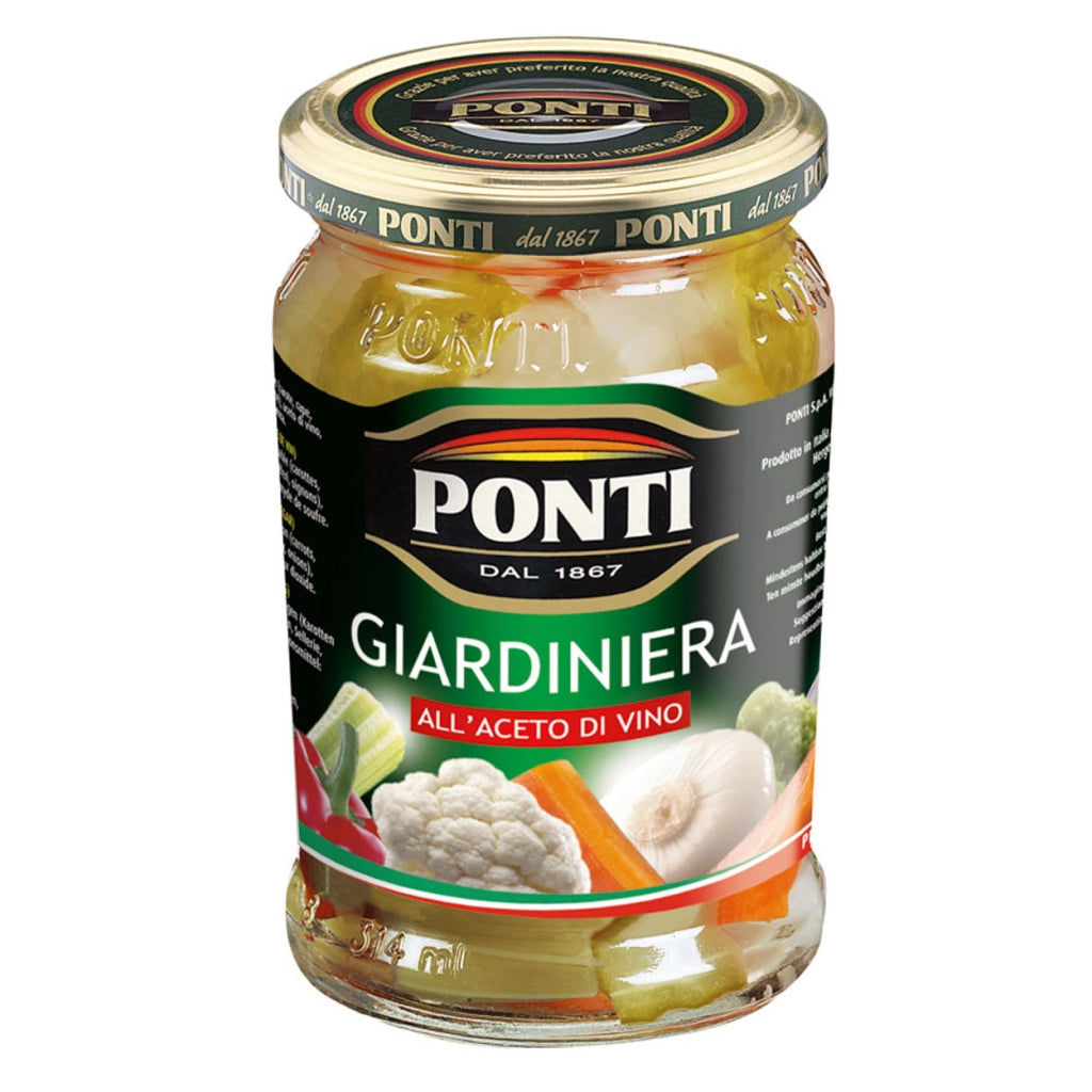 Ponti giardiniera all'aceto di vino gr.700