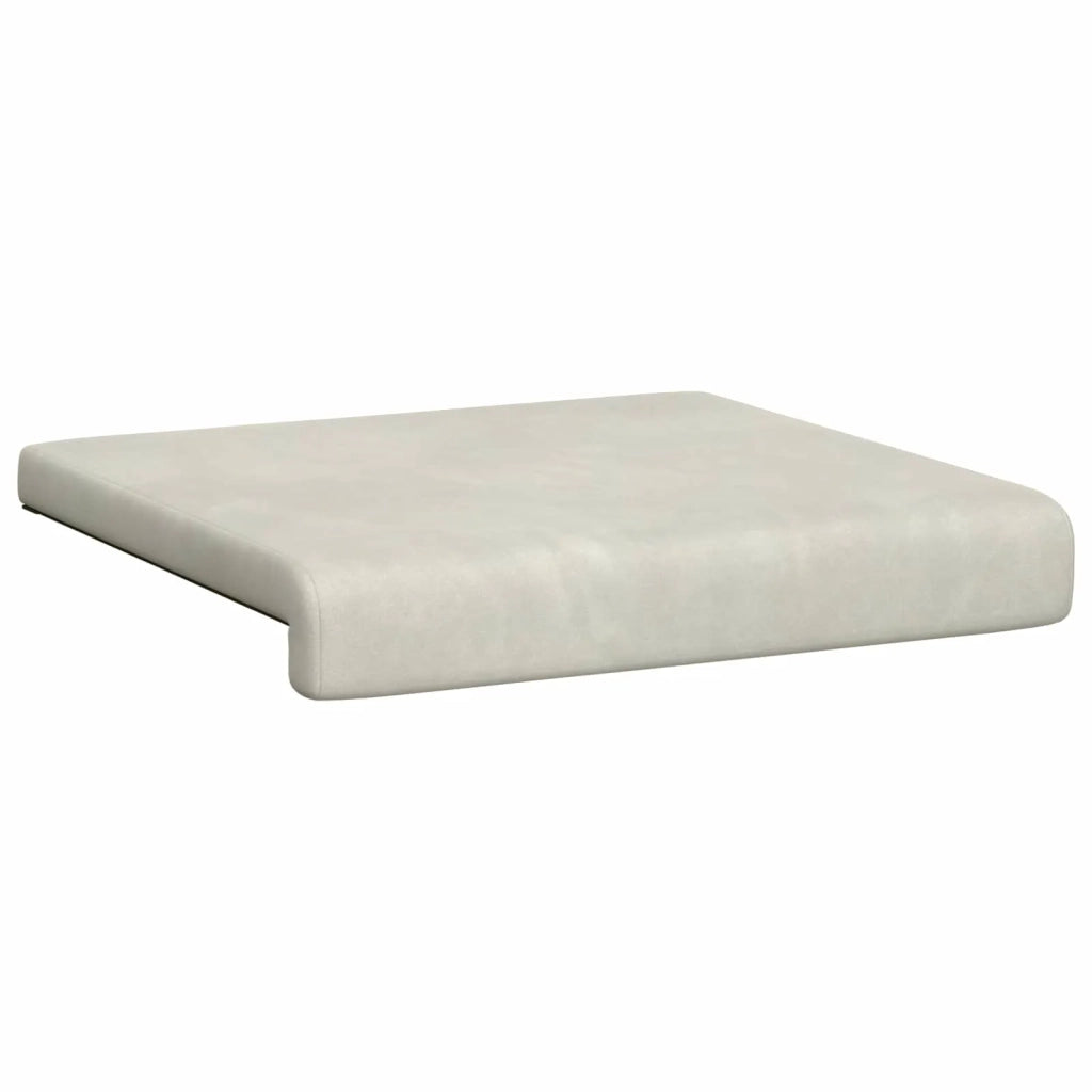 Cuscino per panchina 2 pcs Velluto Crema Profondità 35 cm 42043029