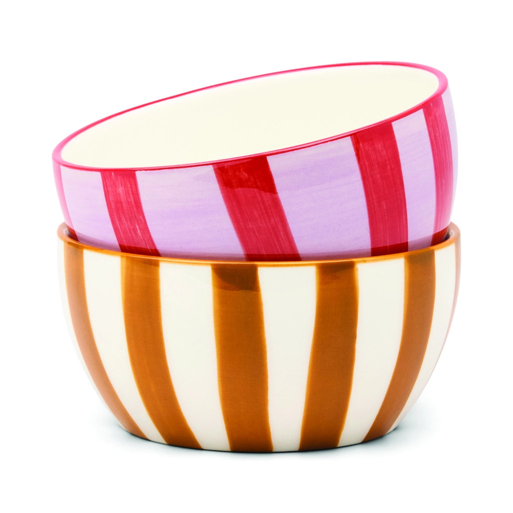 Set da 2 ciotole" Bella" per salse - Ocra & Ruggine