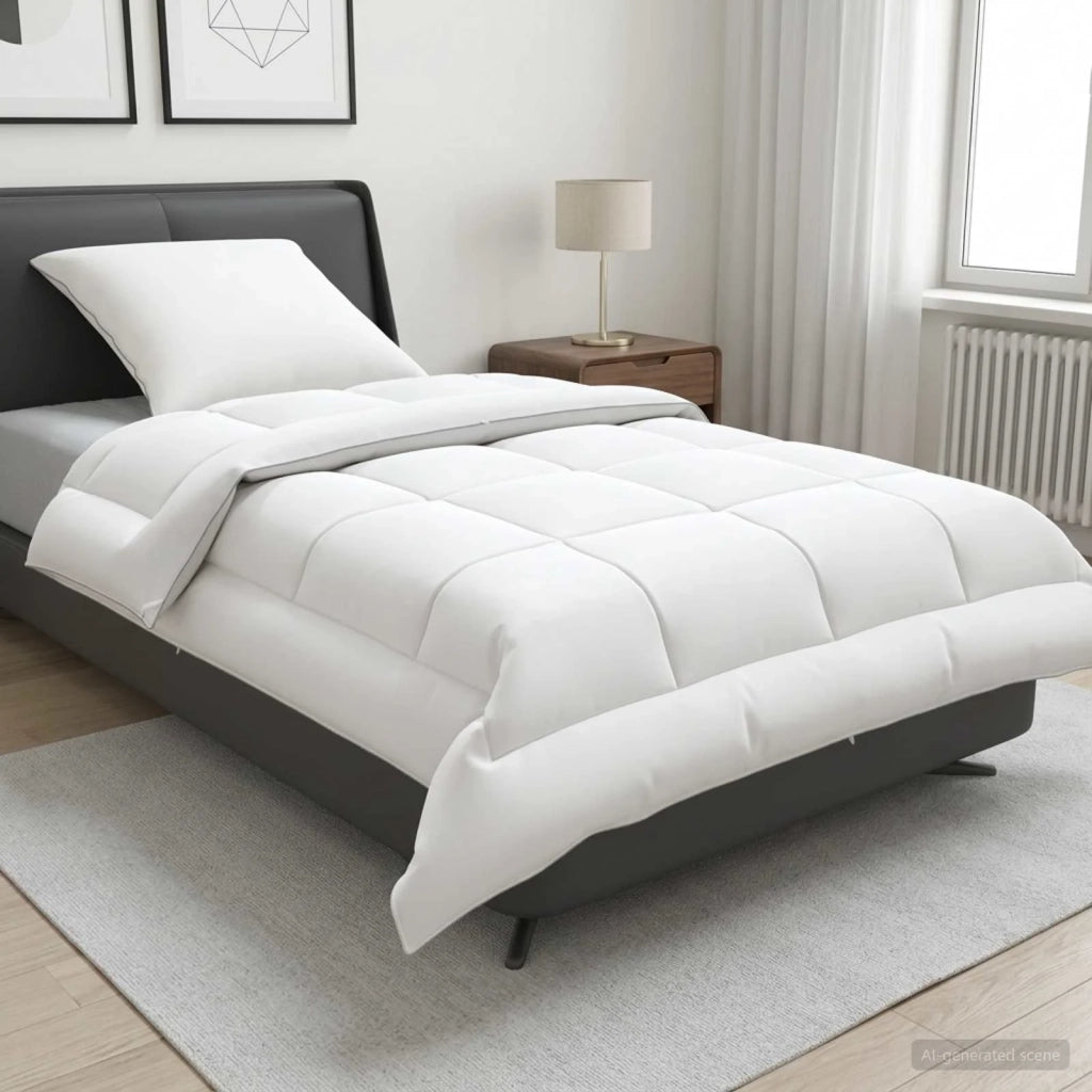 Set di piumone e cuscini 2 pcs 152x203 cm Estate 140 GSM Lana 3440860