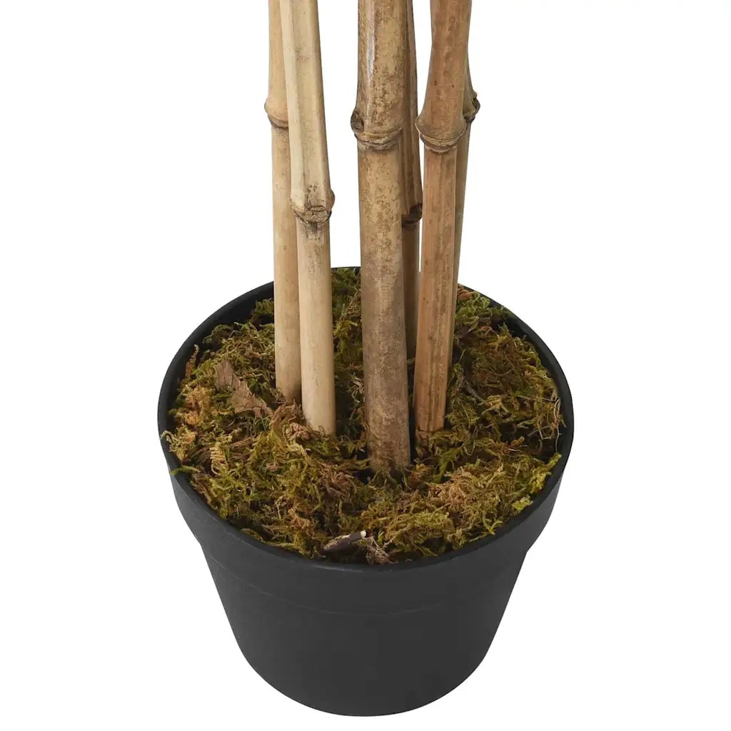 Albero Bambù Artificiale 828 Foglie 150 cm Verde 358960