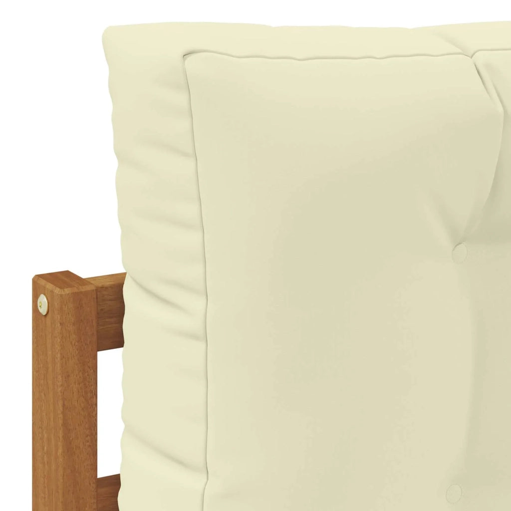 Set di divani da esterno con cuscino 6 pcs Naturale e Crema 3368053
