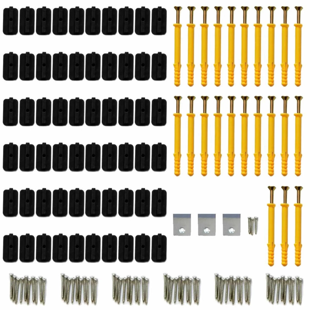Pavimento da Deck 64 pcs Marrone WPC 3444725