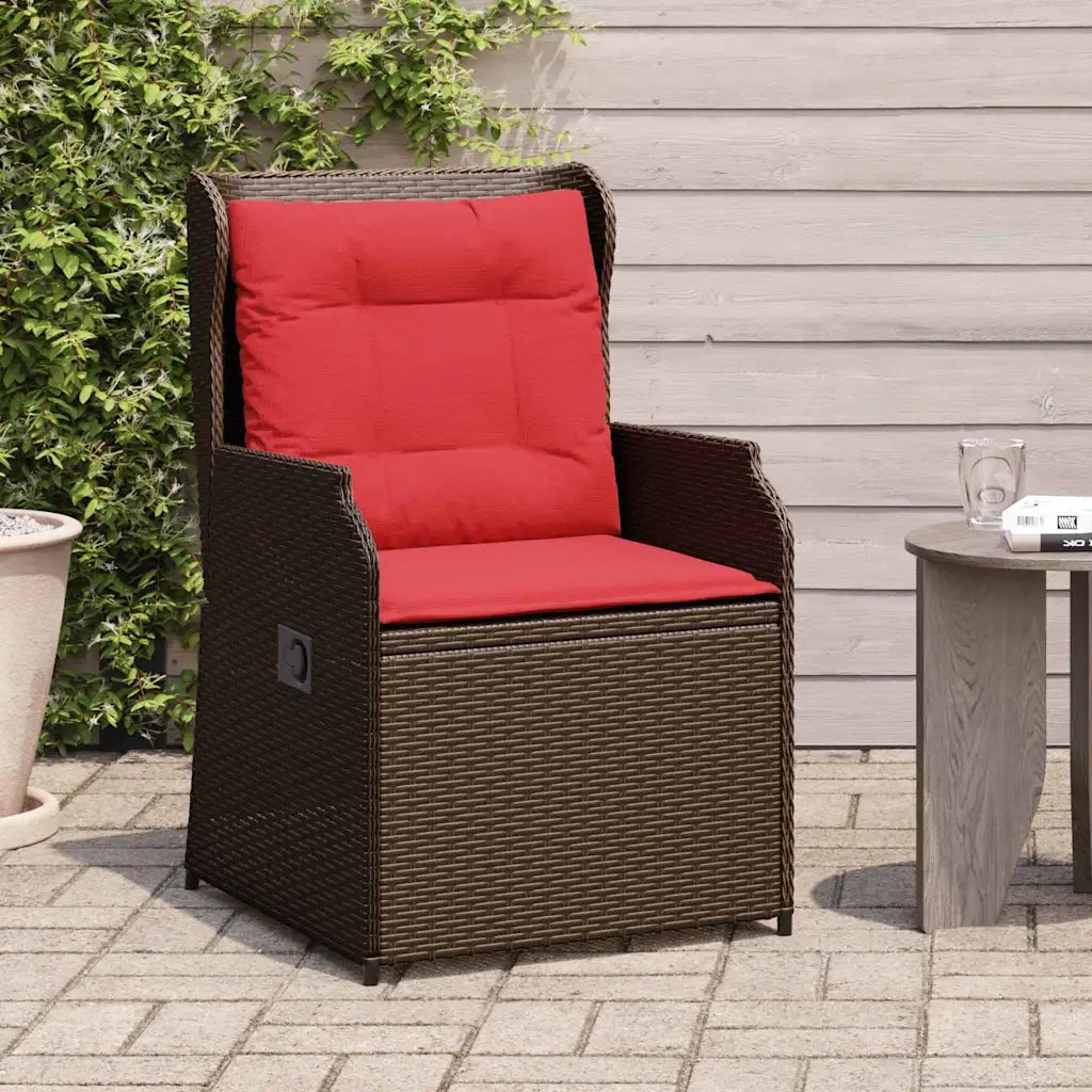 Panchina da giardino 2 pcs Marrone polyrattan 3394491