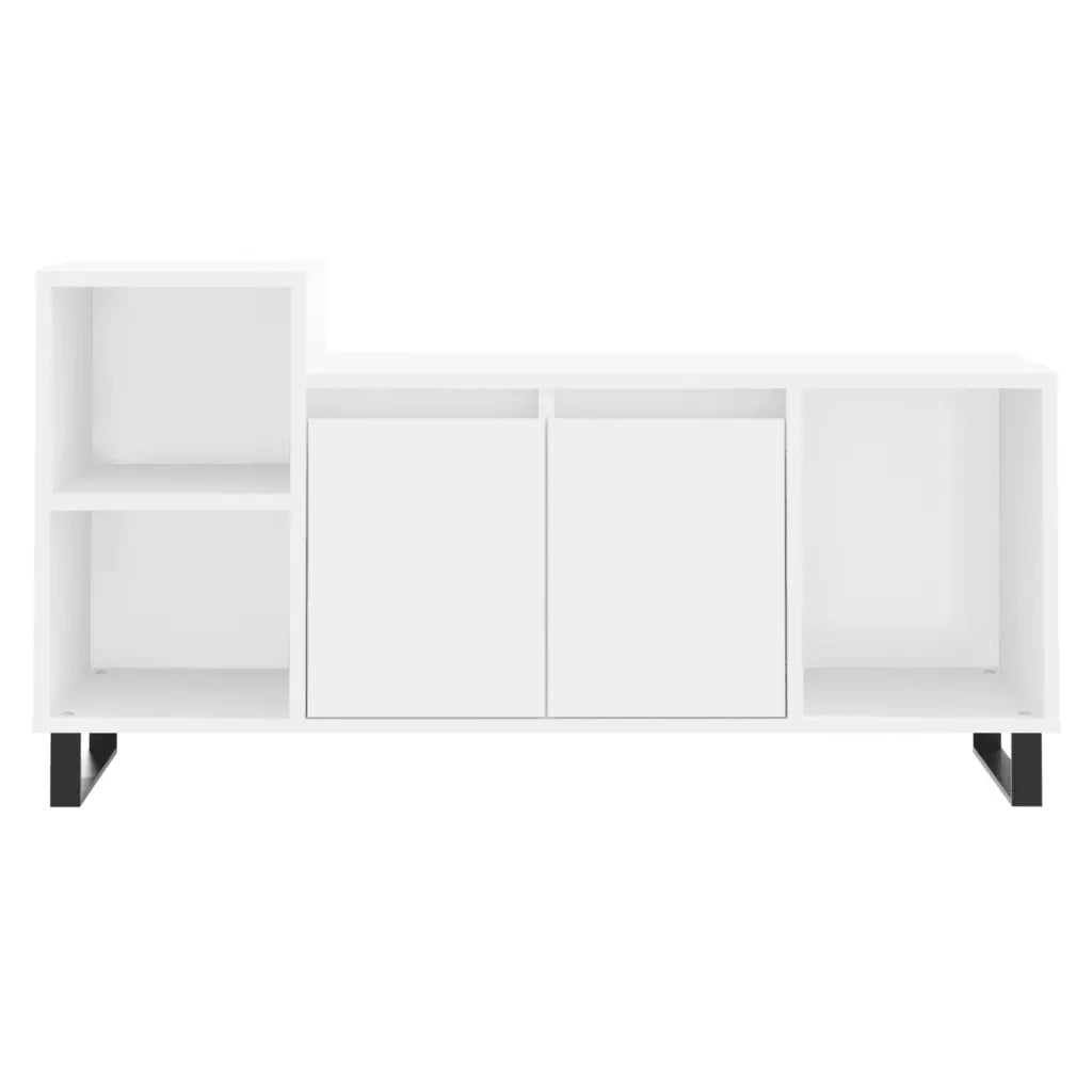 Mobile Porta TV-Mobile per TV-Credenza TV Bianco 100x35x55 cm in Legno Multistrato 191868