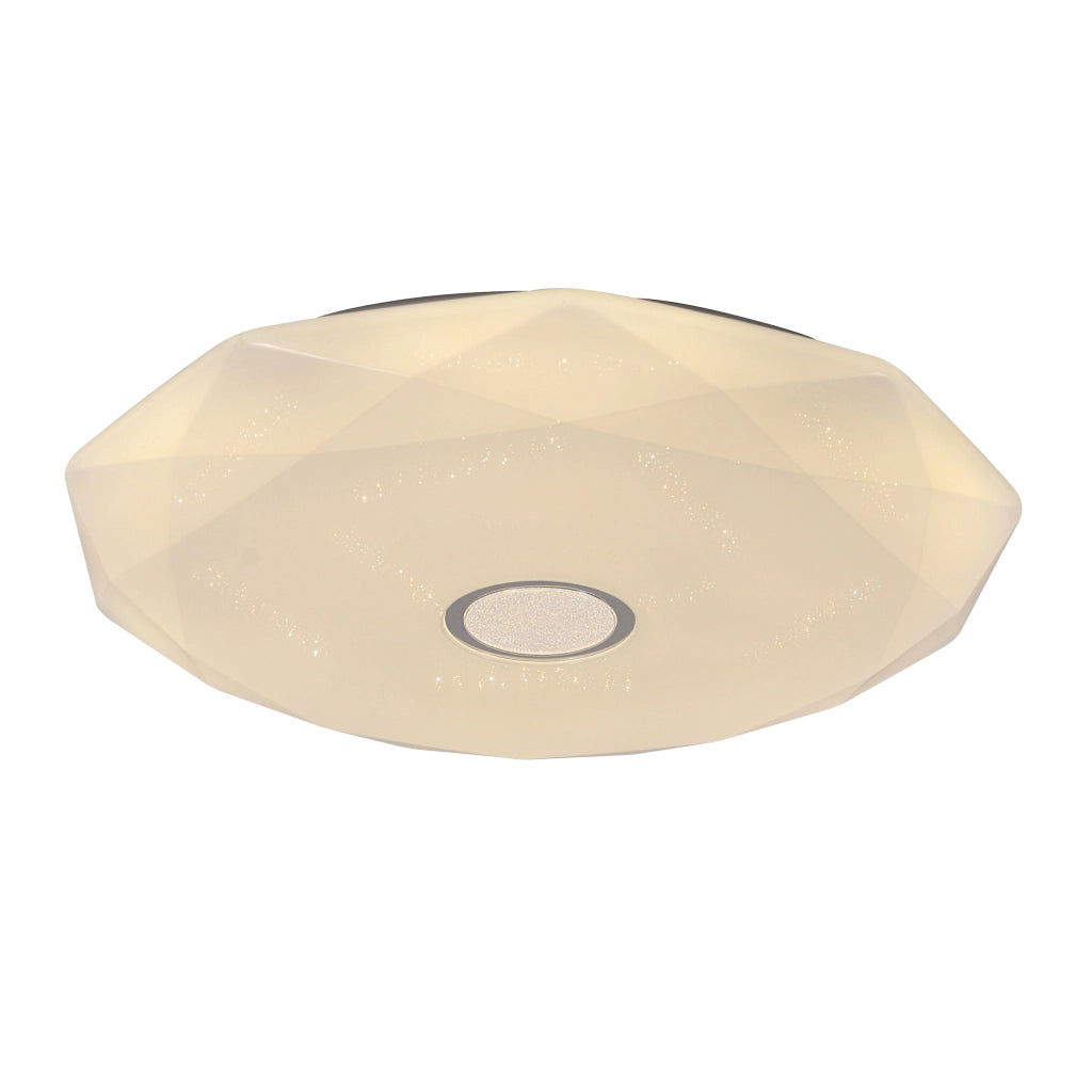 Plafoniera LED Polux Diamond 80W 80cm con telecomando