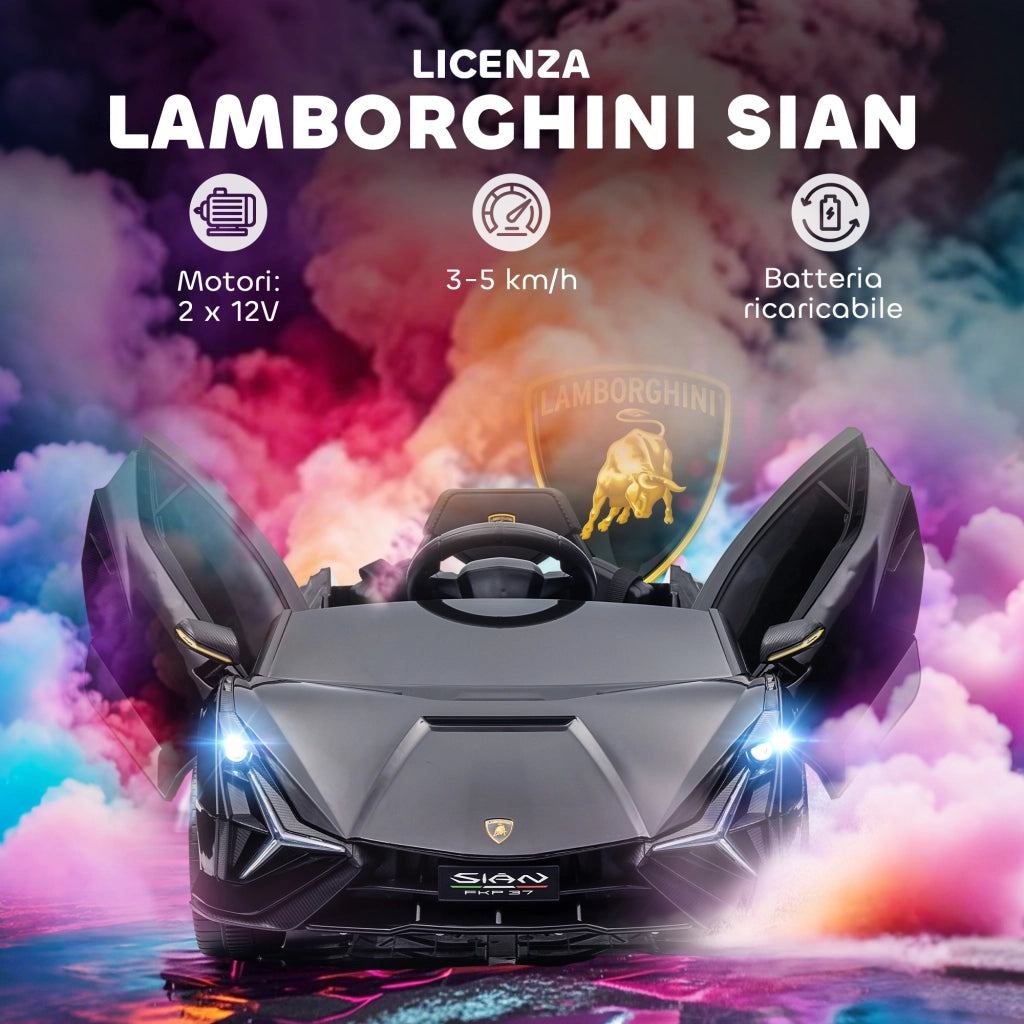 Macchina Elettrica per Bambini ¨C Minimal ¨C Nero