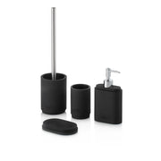 Set bagno 4 pezzi ZIMA nero