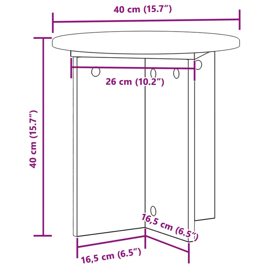 Supporto per piante 2 pcs Legno antico 40 x 40 x 40 cm 899733