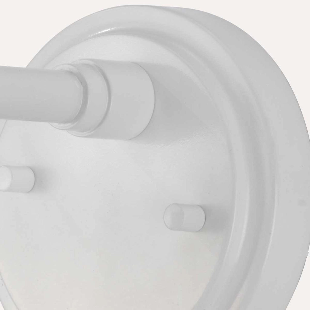 Applique bagno Morvah bianca vetro bolle E27 IP44 Elstead